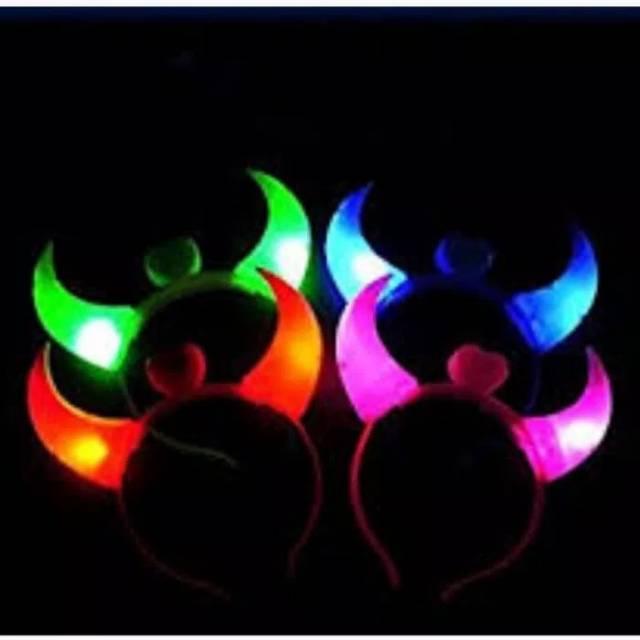 Gambar GROSIR Bando Devil Lampu LED Halloween Bando Tanduk Nyala Murah Cosplay Kostum Haloween Bando Pesta Glow In The Dark Murah - HIJAU dari MadisonShop undefined Tokopedia