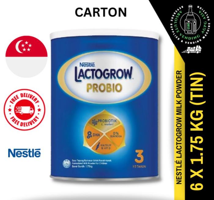 Gambar Import CARTON Lactogrow 3 1.75KG X 6 TIN dari Playful Prints undefined Tokopedia