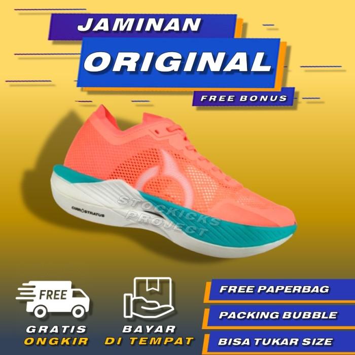 Gambar Sepatu Ortuseight Solar Peach Aqua Original Sepatu Ortus Sport Running Olahraga Lari Original - Peach Aqua, 41 dari Daily Mart by TKS undefined Tokopedia