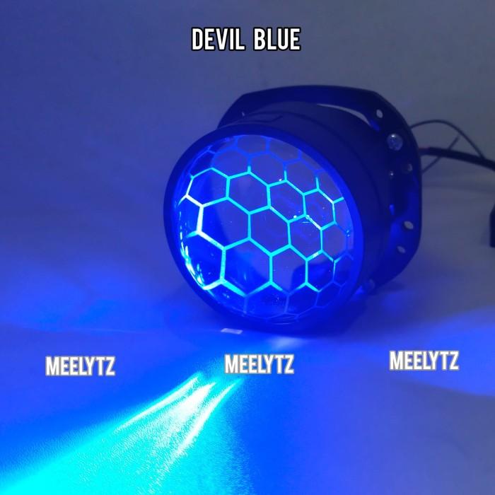 Gambar Projector Biled  IBRIGHT ZE 1 Flat Cut 2.5 INC High Low Blue Lens - ICEBLUE, IBRIGHTvirdia beauty - BIRU, CR7 dari underated undefined Tokopedia