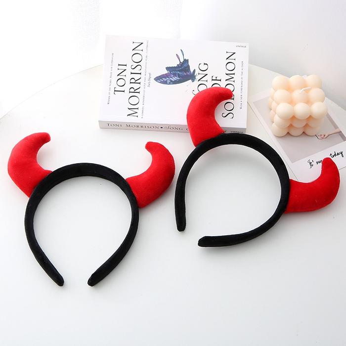 Gambar Bando Tanduk Devil Tebal Premium Kostum Pesta Natal Halloween Murah Tanduk Iblis - BANDO BUSA MERAH dari MadisonShop undefined Tokopedia