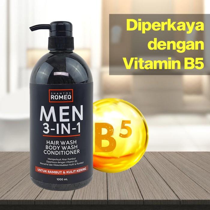 Gambar Shantos Romeo Shampo / Sabun Cair Pria 1 L Men 3 In 1 Hol Original dari mekarbungapo undefined Tokopedia