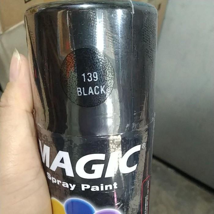 Gambar B. pilok cat semprot magic spray paint 300cc black 139 merah - 114 ORANGE dari m@yshop undefined 2 Tokopedia