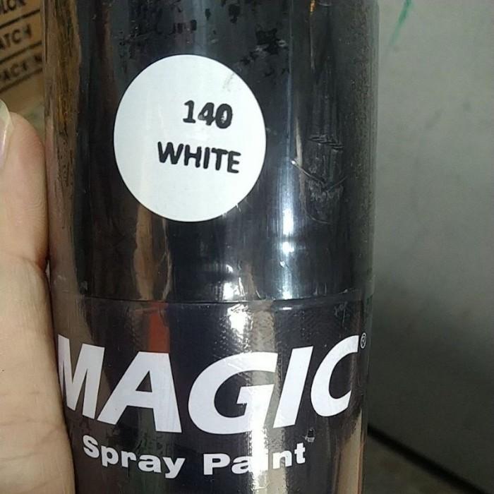 Gambar B. pilok cat semprot magic spray paint 300cc black 139 merah - 114 ORANGE dari m@yshop undefined 3 Tokopedia