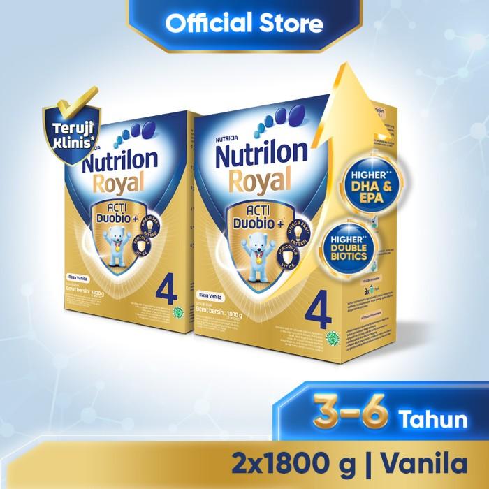 Gambar Paket 2 - Nutrilon Royal 4 Susu Pertumbuhan 3-6 Thn Vanila 1800gr dari adamair221 undefined Tokopedia