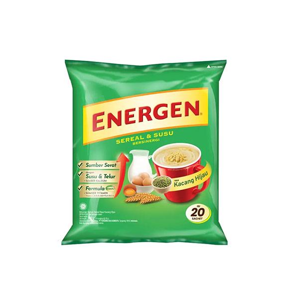 Gambar ENERGEN KACANG HIJAU BAG 20SX30G dari Hypermart Paso Ambon undefined Tokopedia