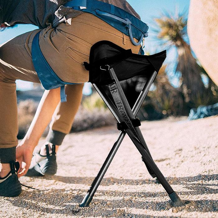 Jual Portable Tripod Stool Folding Chair with Carrying Case for
