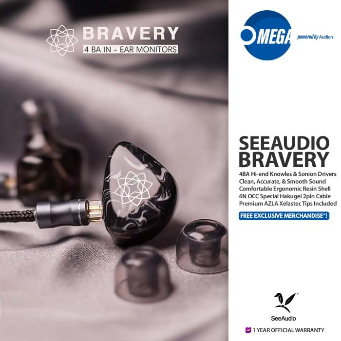 Gambar SEEAUDIO VERY Preum 4BA Knowles & Sonion Drivers 2pin In-ear IEM dari ebonie store undefined Tokopedia