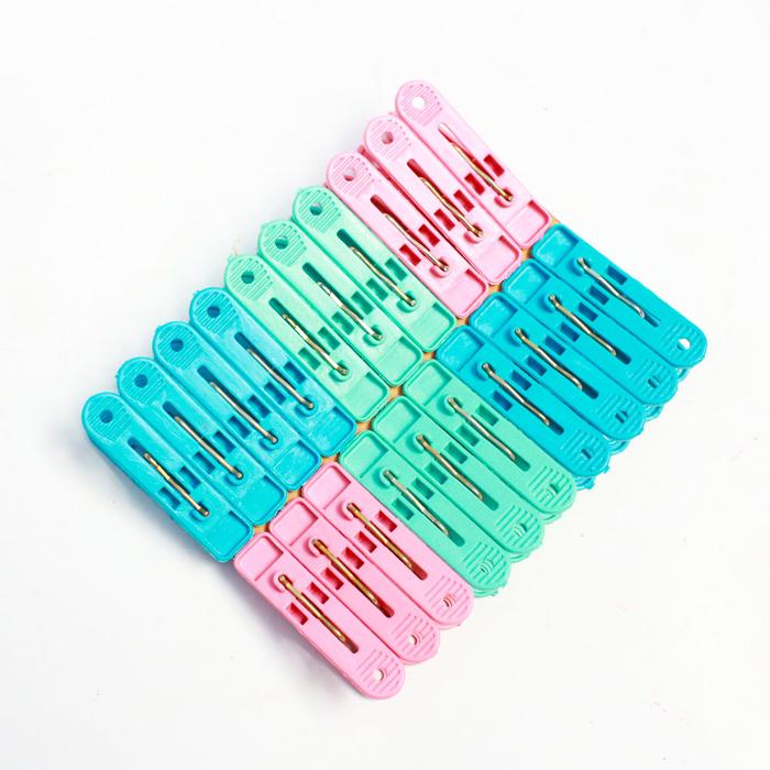 Gambar Jepit Jemuran baju - isi 20 pcs - MULTICOLOR dari manolistore undefined Tokopedia