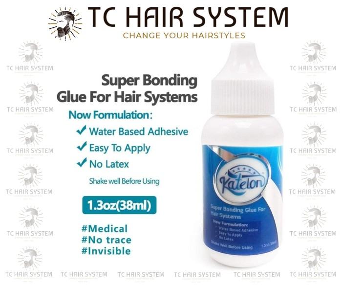 Gambar Katelon Lace Wig Glue / Lem Wig Toupee Cair /Lem Cair Toupee ultrahold dari Haii Storee undefined Tokopedia