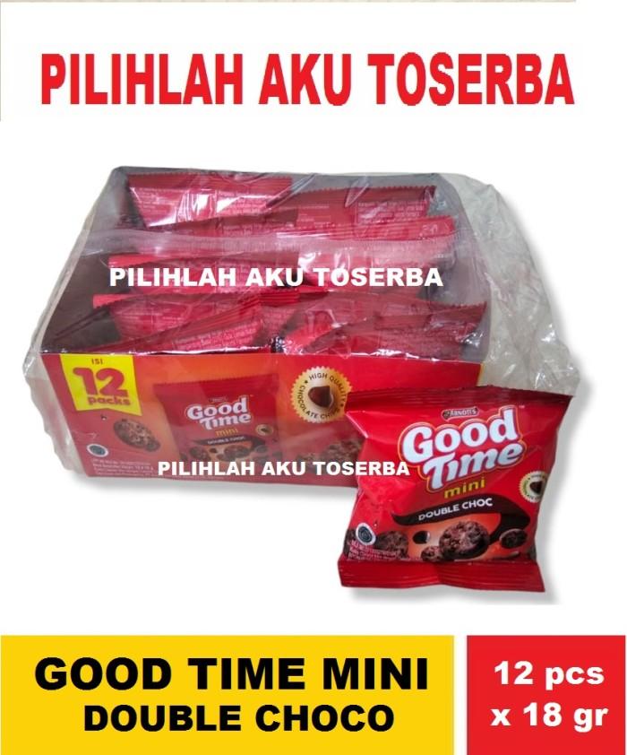 Gambar Nyamnyam- Good Time MINI Cookies DOUBLE CHOCO, ( HARGA 1 BOX ISI 12 ) dari mario shop827 undefined Tokopedia