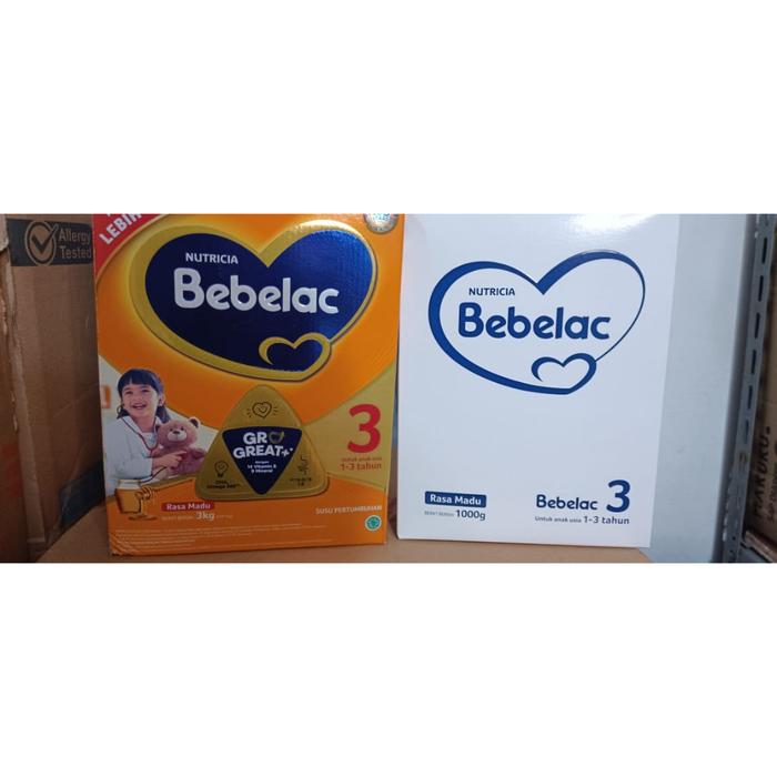 Gambar Terlaris Bebelac 3 Madu Susu Pertumbuhan Bubuk 1000 Gr Dus Putih (Exp. 2025) dari jayaabadislalu undefined Tokopedia