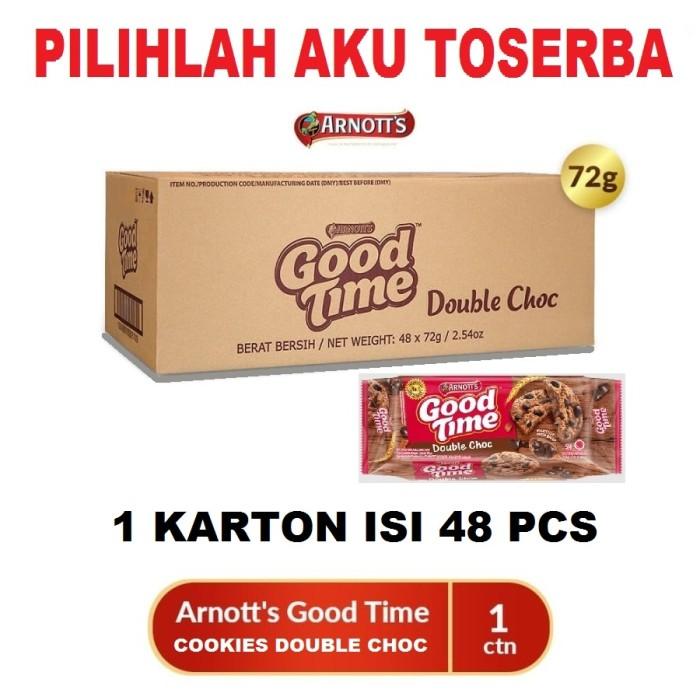 Gambar PTR Arnott's Good Time Cookies DOUBLE CHOCO 72 gr - ( HARGA 1 KARTON ) dari emiza market undefined Tokopedia