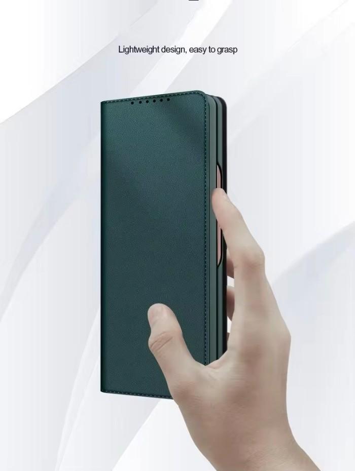 Gambar Flip Cover Slot Card Case Z Fold 6 & 5 Dompet Samsung Galaxy Z fold5 Z fold6 Wallet Slot Money 5G 2in1 Casing - GREEN, Z FOLD 5 dari Case Reborn undefined Tokopedia