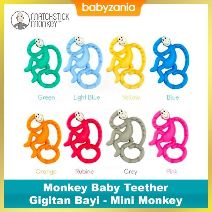 Gambar Matchstick Monkey Mini Monkey Teether Gigitan Bayi - Yellow dari Opan Dongoran Market undefined Tokopedia