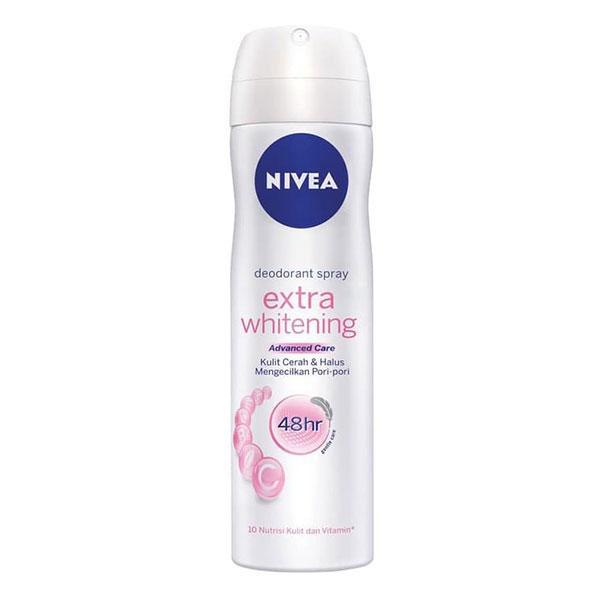 Gambar NIVEA EXTRA WHITE SPRAY FEMALE 150ml dari Hypermart Ternate undefined Tokopedia