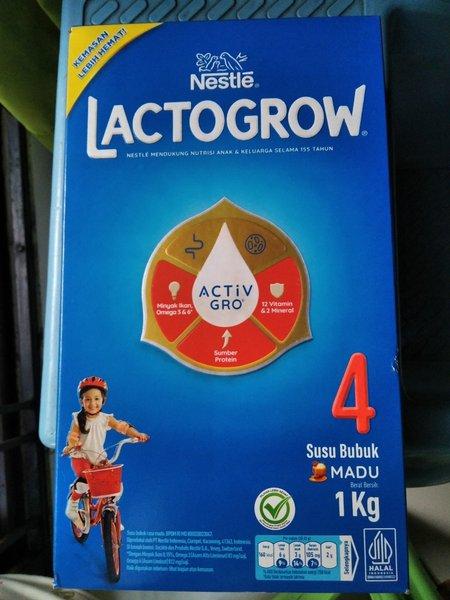 Gambar Lactogrow 4 Madu 1 kg susu bubuk untuk anak usia 3 tahun keatas dari kerudungpartiyeum terrrbarryyyyy undefined Tokopedia