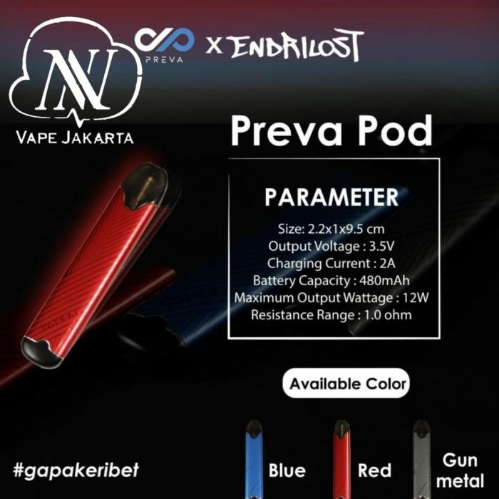 Gambar Preva Pod Vsword Pod - Authentic - Red dari NNVape undefined Tokopedia