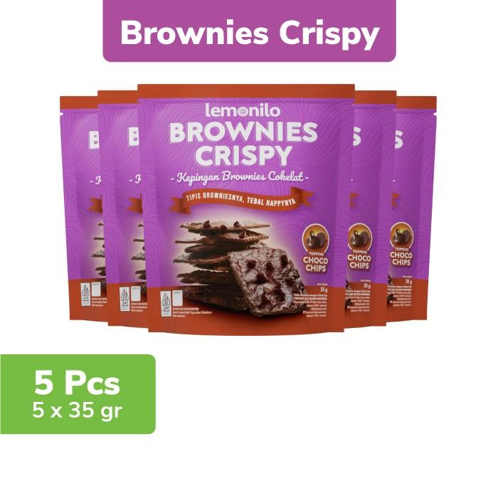 Gambar MakNyus- 5 Pcs Lemonilo Brownies Crispy Chocochips 35g dari apajagskvg undefined Tokopedia