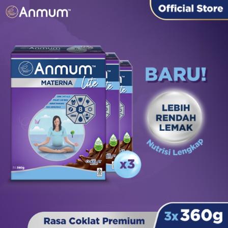 Gambar PTR Anmum Materna Lite Cokelat 3 x 360g - Susu Ibu Hamil dan Rendah Lemak dari CV Abadi 02 undefined Tokopedia