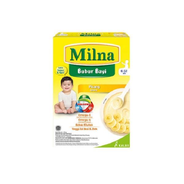 Gambar MILNA BUBUR BAYI REGULER PISANG 120GR 6+ dari Hypermart Kupang El Tari undefined Tokopedia