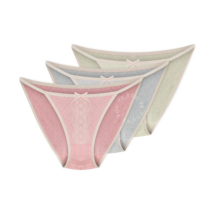 Gambar Youhave ( You’ve ) Celana Dalam Midi  Model Tali Samping Wanita Women Woman Panty CD Brief Underwear Wanita 300102 - Multicolor, AllSize dari YouHave Store undefined Tokopedia