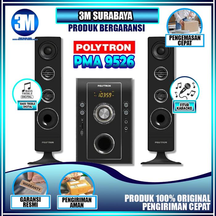 Jual SPEAKER POLYTRON PMA 9506 9526 GARANSI RESMI SPEAKER PMA - Main Image