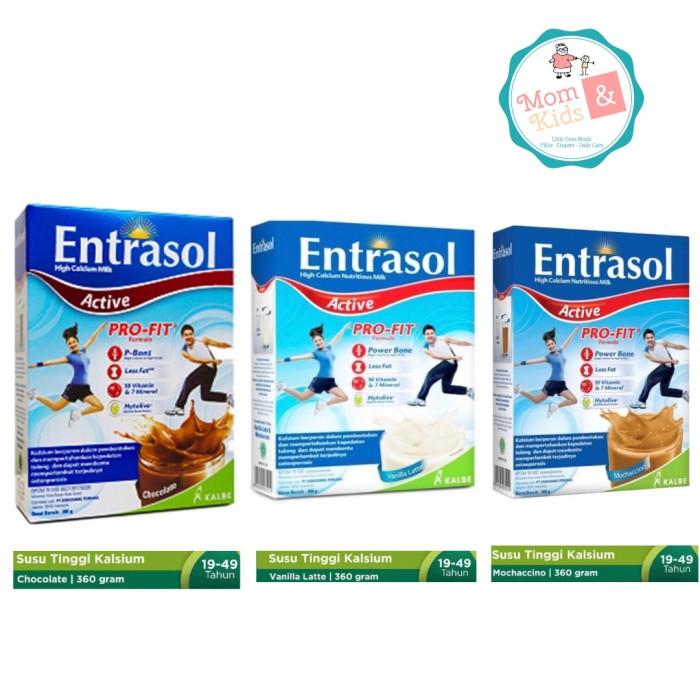 Gambar GSA - 10278 ENTRASOL ACTIVE VANILA LATTE / CHOCOLATE / MOCHACCINO 360 GR dari gesa undefined Tokopedia