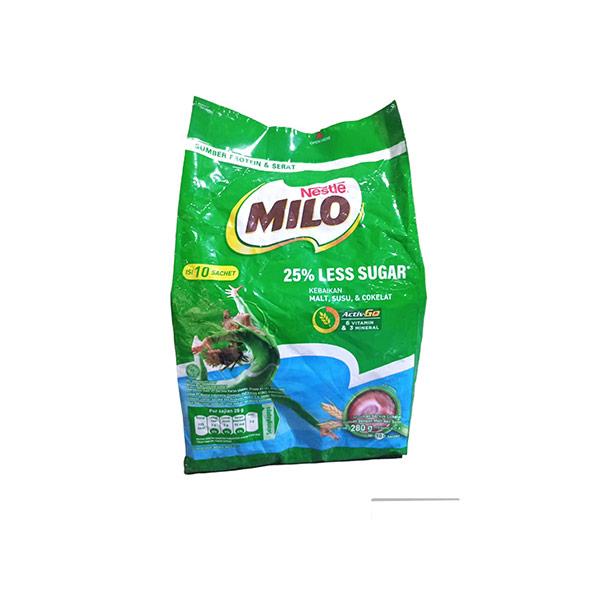 Gambar MILO LESS SUGAR 280GR dari Hypermart Cianjur undefined Tokopedia