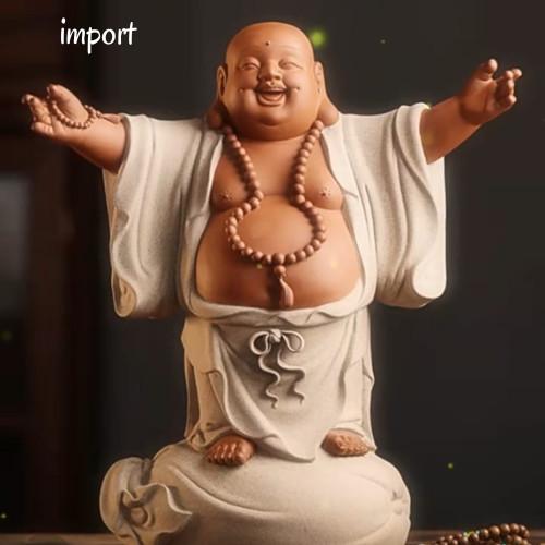 Gambar import Patung Buddha Maitreya Bisa Kekayaan Sembahyang Tertawa Pajangan - WA-33 - WA-33 dari Oza Kitch undefined Tokopedia