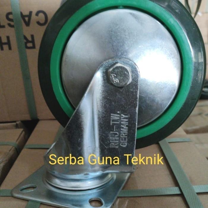 Jual Roda PU Hijau 5