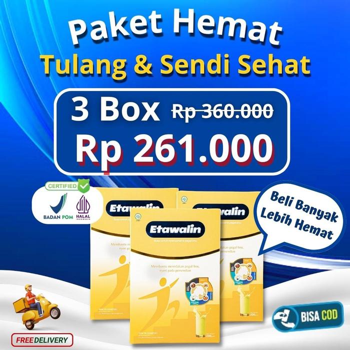 Gambar Etawalin Paket 3 Box Susu Kambing Etawa Pum Mengobati Nyeri Sendi dan dari JK ACCESORIES undefined Tokopedia