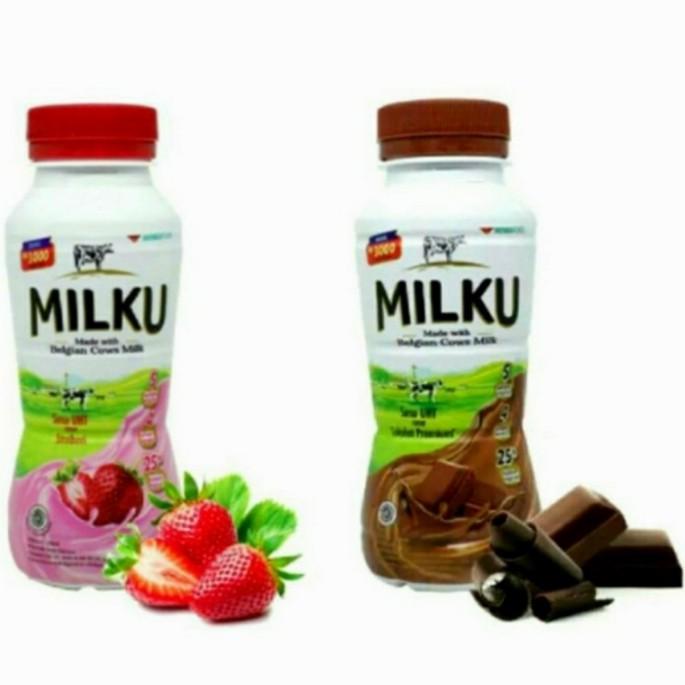 Gambar eRN. Susu UHT Milku 200 ml/ Susu Segar Milku Botol 200ml ecer grosir dari sambak kuroto99 undefined Tokopedia