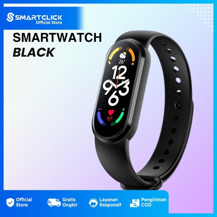 Gambar Smartwatch M8 NEW Play Music Sports Mode Heart Rate Monitor Smartband - M5, Navy dari SmartClick.id undefined Tokopedia