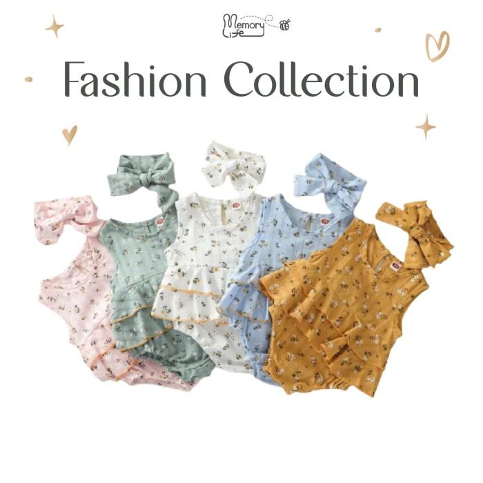 Gambar MemoryLife-Carla Bodysuit Set|Setelan Bodysuit Premium Anak 6-24 Bulan - Pink, 60 dari MemoryLife Shop undefined Tokopedia