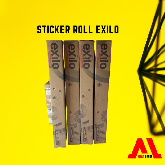 Gambar EXILO Sticker Vinyl Roll White Gloss Eco Solvent UV Print P 50m - 1.27 X 50 M dari megapaper undefined Tokopedia