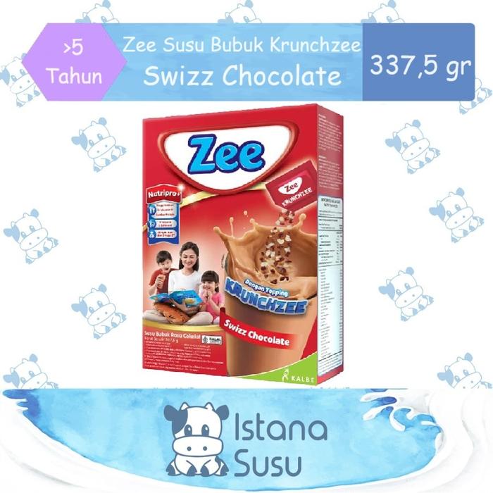 Gambar Zee Susu Bubuk Kruncee Vanila/Cokelat 337,5 gr dari Ananda Milk undefined Tokopedia