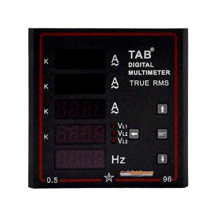 Gambar Multi Meter Digital LED 3 Fasa 96 x 96 3 Ampere, 1 Volt, 1 HZ TAB - Hitam Amperemeter - Hitam dari multimage Plaza undefined Tokopedia