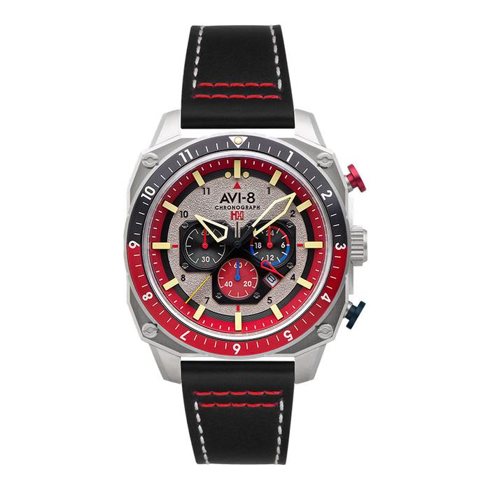Gambar Jam Tangan Pria AVI-8 Hawker Hunter AV-4100-03 Atlas Dual Time Chronog dari Machtwatch Indonesia undefined Tokopedia