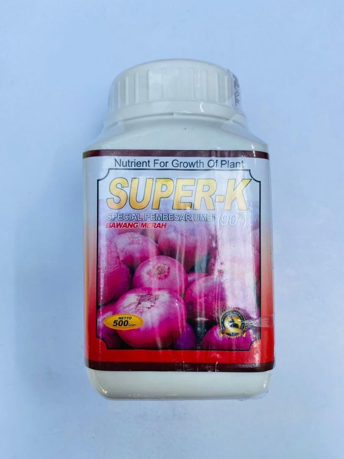 Gambar Hormon Nutrisi SUPER-K isi kemasan 500gr untuk Pembesaran Buah dan Umbi dari CV. Bina Agro Mandiri dari MULUR PERTANIAN undefined Tokopedia