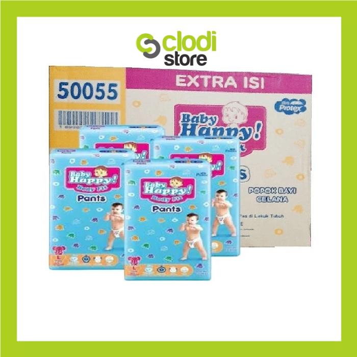 Gambar 1 DUS 1 Karton POPOK Baby Happy Pants S 38+2 / M 32 / L 28 / XL 26 / dari toko dla undefined Tokopedia