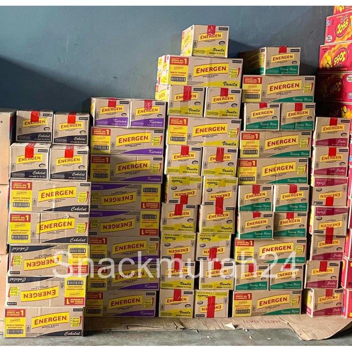 Gambar Energen isi 16 Renteng Per Dus Cokelat Vanila Kurma Jahe Kacang Hijau dari Nauli Sarapan undefined Tokopedia