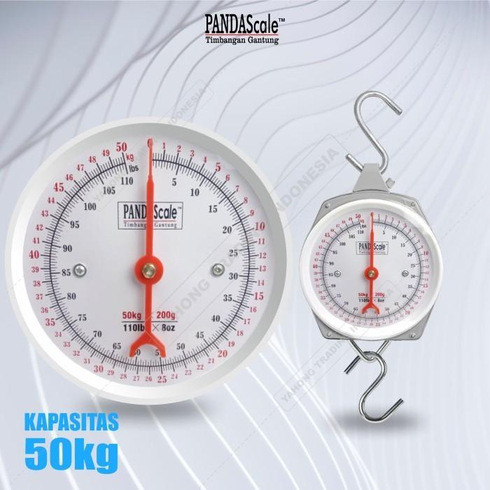 Gambar Timbangan Gantung Jarum Manual PANDA SCALE 50kg 100kg 150kg - 50kg dari Yahong Trading LTC undefined Tokopedia