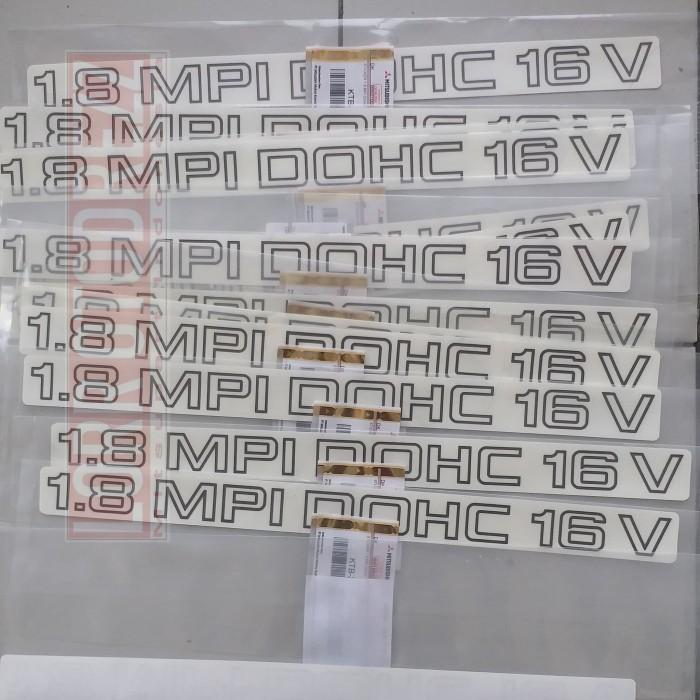 Gambar Sticker Lancer gti "1.8 Mpi dohc 16v" original dari Mitsupart iD undefined Tokopedia