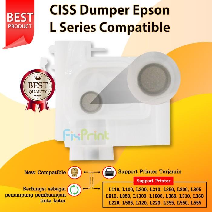 Gambar Cartridge Damper Ciss Infus EPSON L Series L200 L220 L310 L120 L310 - NEW COMPATIBLE dari FixPrint Shop undefined Tokopedia