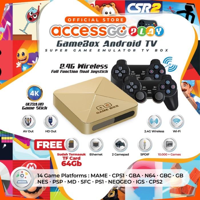 Gambar Game box  Android 4K Ultra HD Video Console Gamebox with TV Box dari Techtonik_NEW undefined Tokopedia