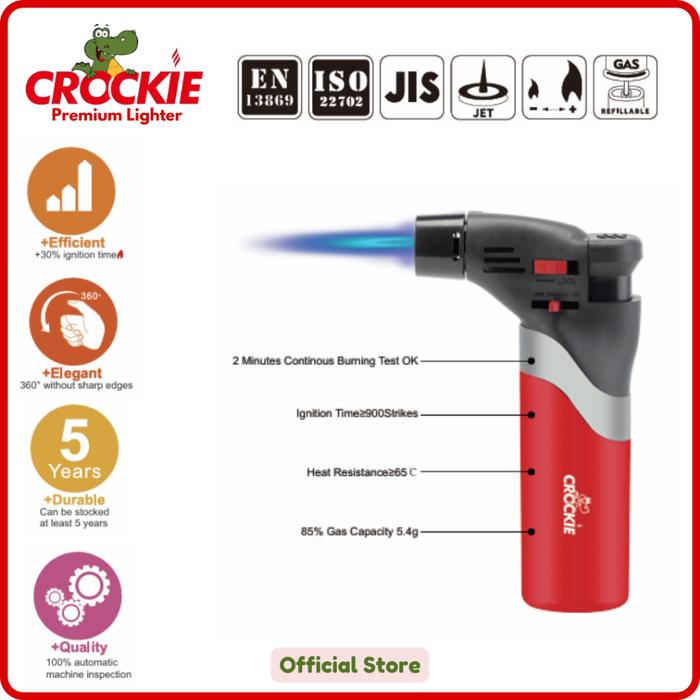 Gambar Korek Api Torch - Crockie Super Jet Korek 1 Pcs. - Merah dari Crockie Store undefined Tokopedia