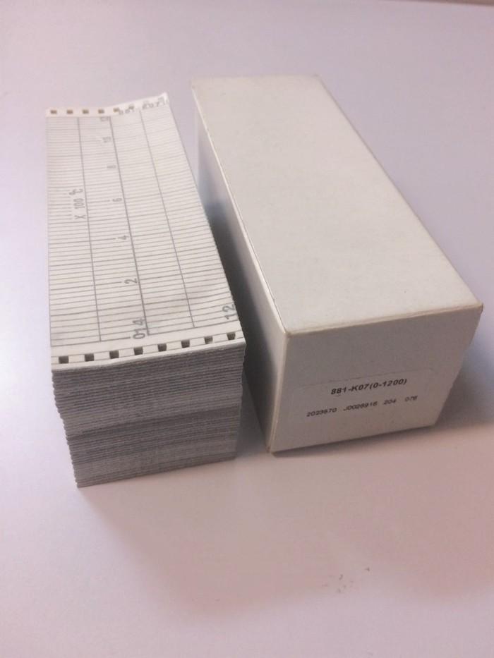 Gambar Kobayashi 881-K07 ( 0-1200 ) Recorder / Chart Paper / Recording dari Dunia Alat Ukur undefined Tokopedia