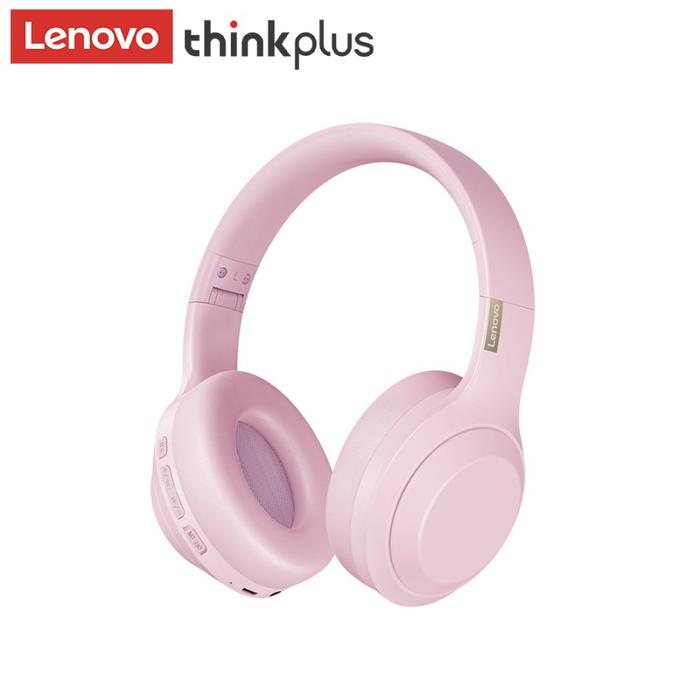 Gambar Lenovo TH10 Headphone Bluetooth Wireless Headset Earphone 5.0 - Pink dari moningaseh125 undefined Tokopedia