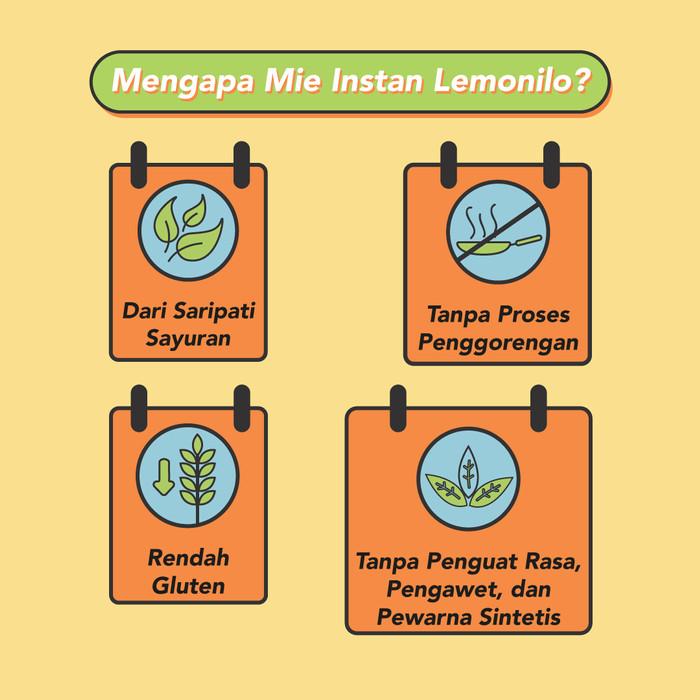 Gambar SUG3H. LEMONILO Mie Sehat Alami - Goreng / Kuah dari mimingfd undefined Tokopedia